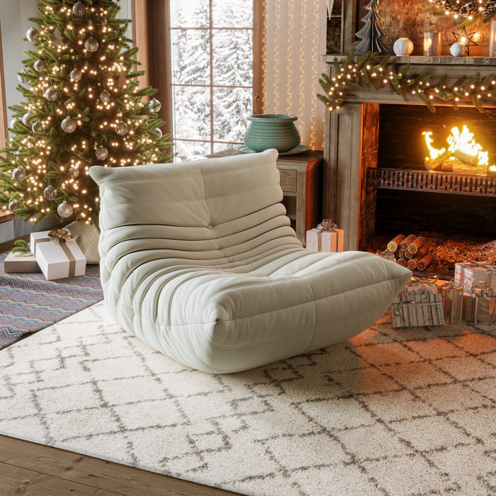 Trule Suede Armless Bean Bag Chair & Lounger & Reviews Wayfair